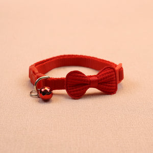 Cute Dog Bowknot Cotton-filled Collar